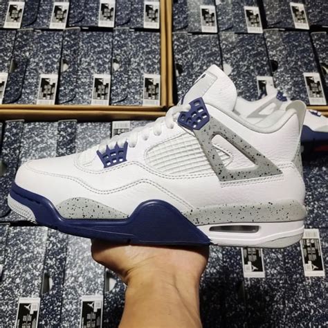 fake midnight navy shoes|Jordan 4 Retro Midnight Navy Men's .